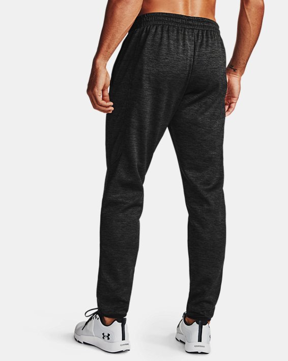 Men's Armour Fleece® Twist Pants, Black, pdpMainDesktop image number 1